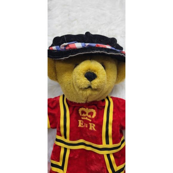 Merrythought Beefeater Blond Teddy Bear Tower of London Puppet Plush Animal - Picture 6 of 8